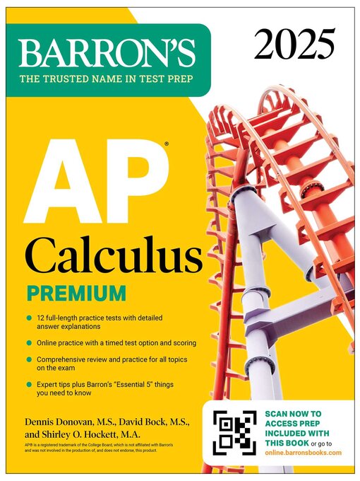 Title details for AP Calculus Premium, 2025 by Barron's Educational Series - Available